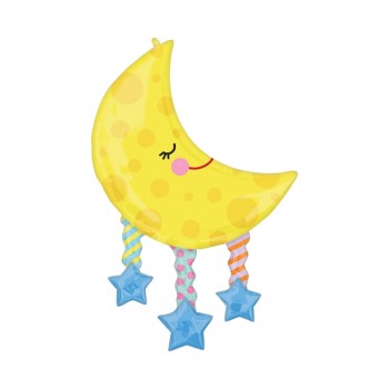 GLOBO LUNA CON ESTRELLAS
