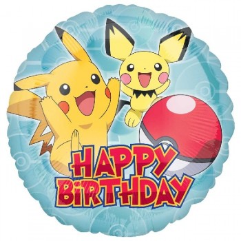 Globo Pokemon Happy Bday