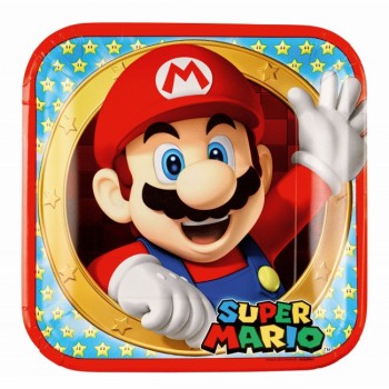 P/8 Plato 23Cm Super Mario