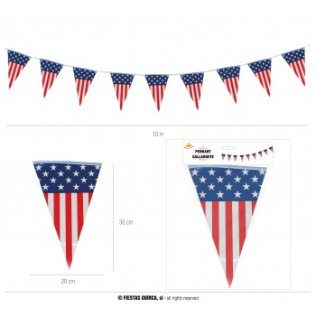 BANDERIN BANDERA USA 10MT