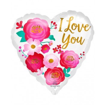 GLOBO 18"I LOVE YOU OMBRE FLOR