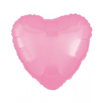 GLOBO CORAZON ROSA METAL