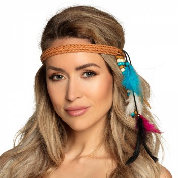 CINTA P/CABEZA C/PLUMAS