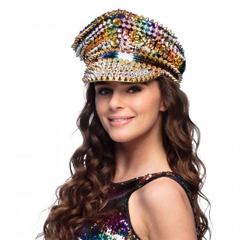 GORRA TACHUELAS RAINBOW