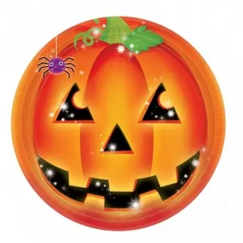 P/8 Platos Calabaza 23Cm Hallo