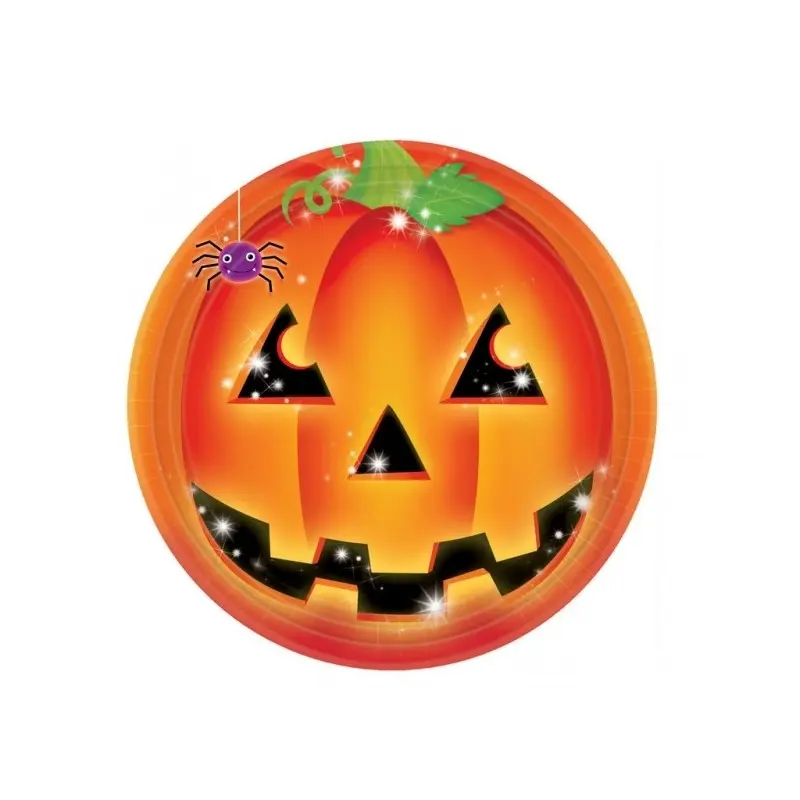 P/8 Platos Calabaza 23Cm Hallo
