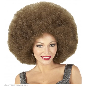 PELUCA AFRO CASTAÑA