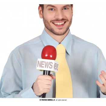 MICROFONO REPORTERO TV 25CM