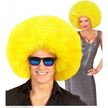 PELUCA AFRO AMARILLA