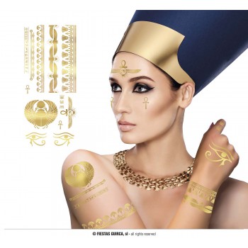 TATTOO CLEOPATRA DORADO