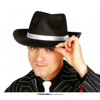 SOMBRERO GANSTER NEGRO
