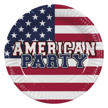 P/10 PLATO 23CM AMERICAN PARTY