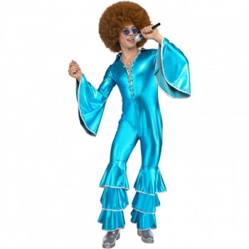 DISF. CHICO DISCO MONO AZUL XL
