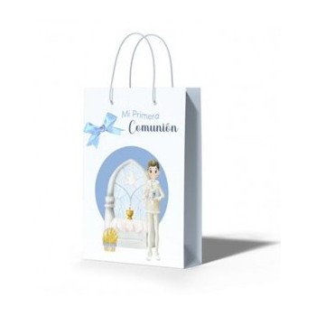 BOLSA PEQ.COMUNION NIÑO LAZO