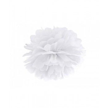 POMPON BLANCO 35CM