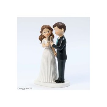 FIGURA PASTEL NOVIOS BRINDIS