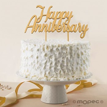 TOPPER HAPPY ANNIVERSARY MADER