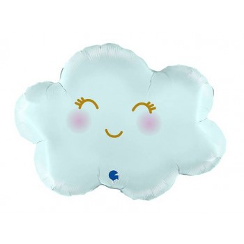 GLOBO NUBE AZUL SATIN