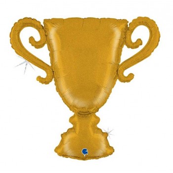 GLOBO FORMA COPA TROFEO ORO