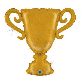 Globo Forma Copa Trofeo Oro