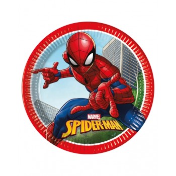 P/8 PLATO 23CM SPIDERMAN CRIME