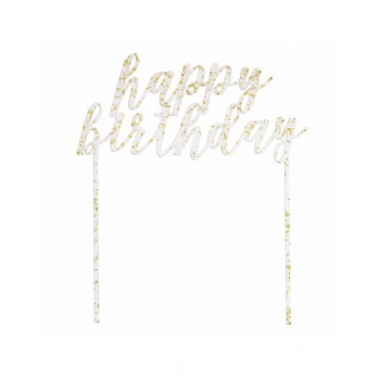 TOPPER HAPPY BIRTHDAY