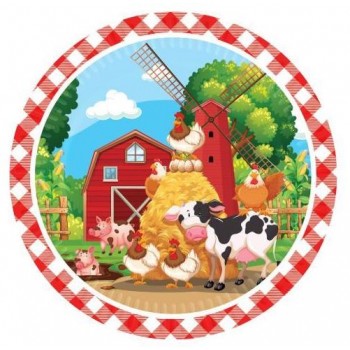 P/8 PLATO 23CM MI GRANJA
