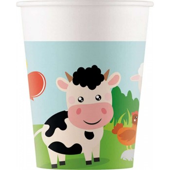 P/8 VASO ANIMALES GRANJA