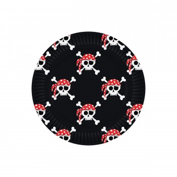 P/8 PLATO 18CM PIRATAS