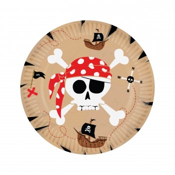 P/8 PLATO 23CM PIRATAS