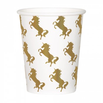 P/10 VASO UNICORNIO ORO