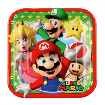 P/8 PLATO 18CM SUPER MARIO