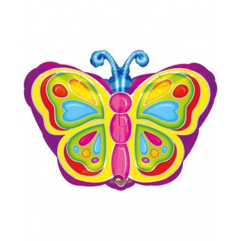GLOBO FORMA MARIPOSA MULTICOLO