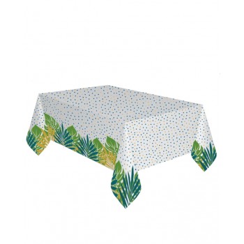 MANTEL HOJAS TROPICAL PAPEL