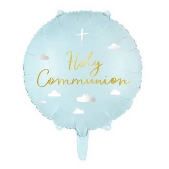 GLOBO 18" HOLY COMUNION AZUL
