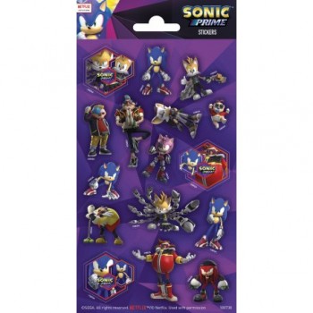 PEGATINAS SONIC BRILLANTES