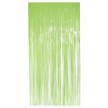 CORTINA VERDE NEON 2X1M