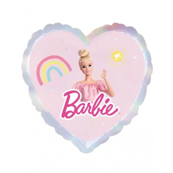 GLOBO CORAZON BARBIE ROSA
