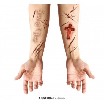 Tatuajes Adhesivos Heridas