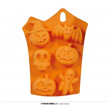 MOLDE 6 PASTELES HALLOWEEN