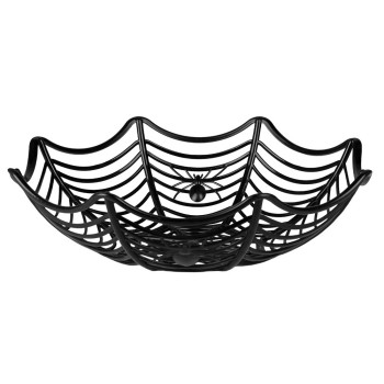 CESTA TELARAÑA HALLOWEEN NEGRA