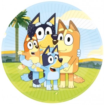P/8 PLATO 23CM BLUEY