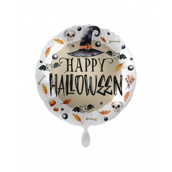 GLOBO 18"HAPPY HALLOWEEN SOMBR