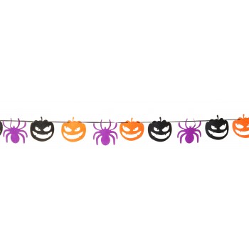 Guirn.Calabazas+Arañas 3M Fiel