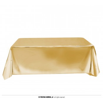 MANTEL ORO METAL 137X274CM