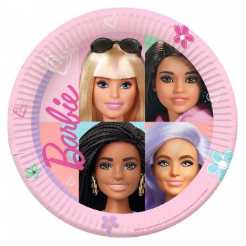 P/8 PLATO 23CM BARBIE DULCE