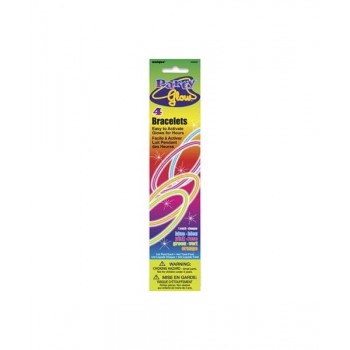 P/4 PULSERA FLUOR LUMINOSA