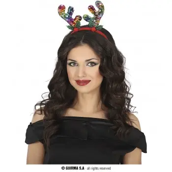 DIADEMA RENO LENTEJUELAS