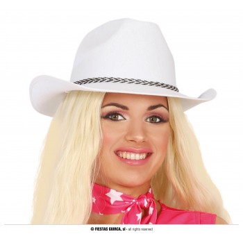 Sombrero Cowboy Blanco Fieltro