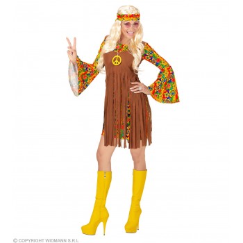 DISF.CHICA HIPPIE FLECOS T-S